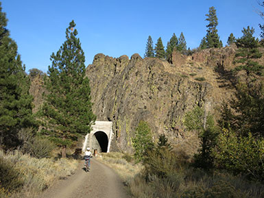 Bizz Johnson Trail tunnel